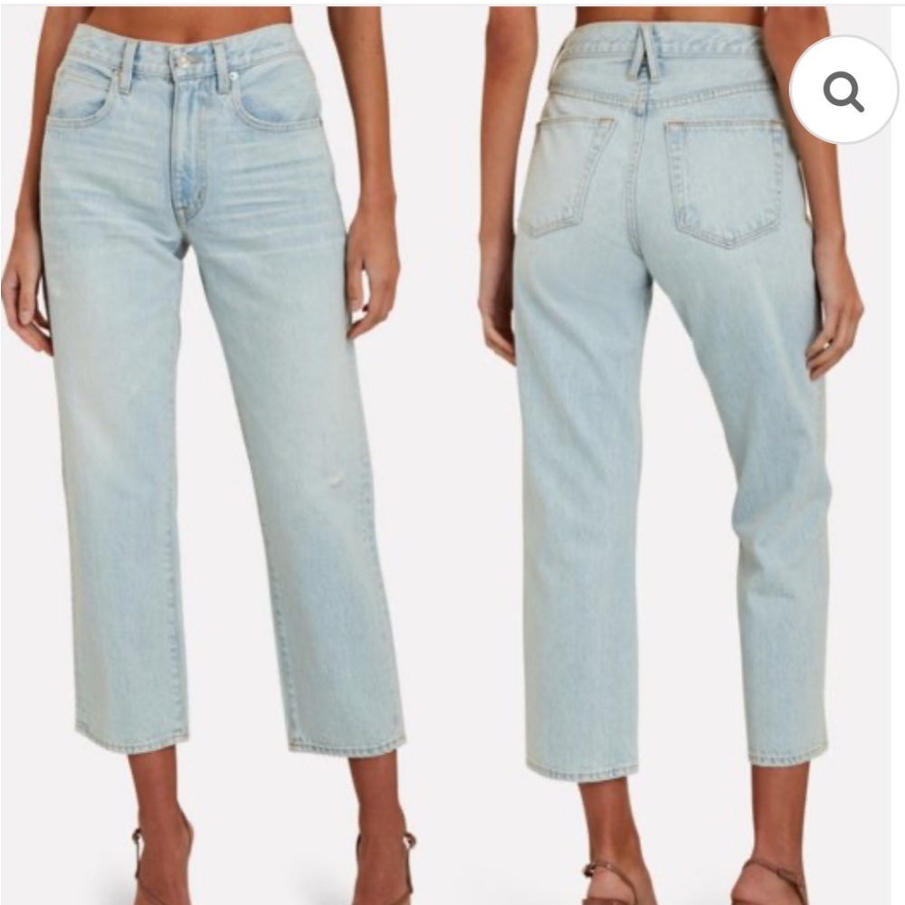 NWT $319 Jeans SLVRLAKE Sophie Crop Jeans in Love Song Size 25